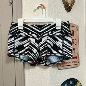 NKD by MVMT Black and White Women's Athletic Shorts